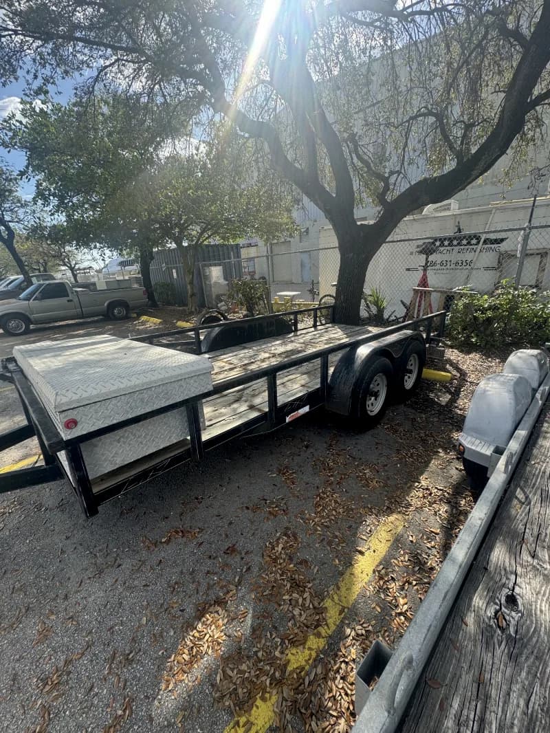 16x8 utility trailer 5000lbs Max with ramps — photo 2 of 4