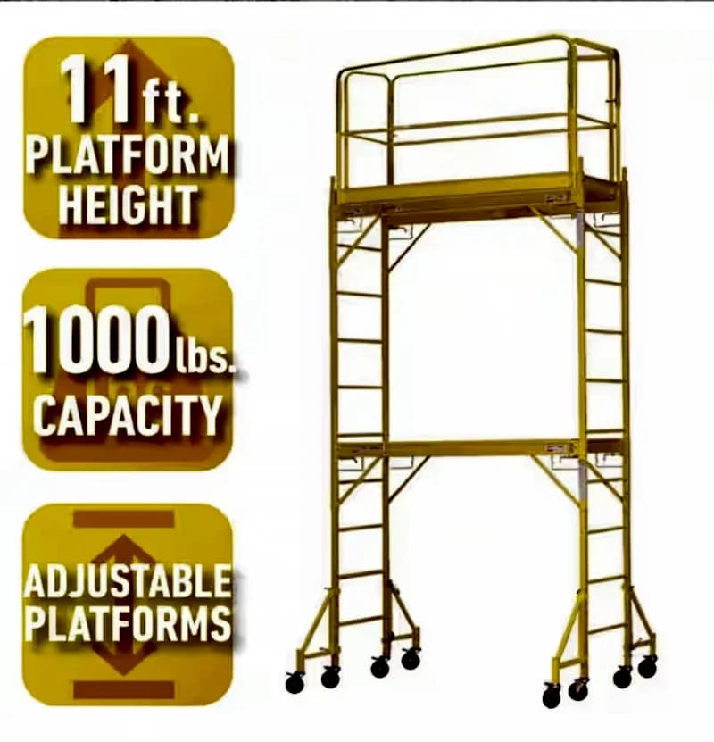 2 story rolling Scaffold tower — photo 4 of 4