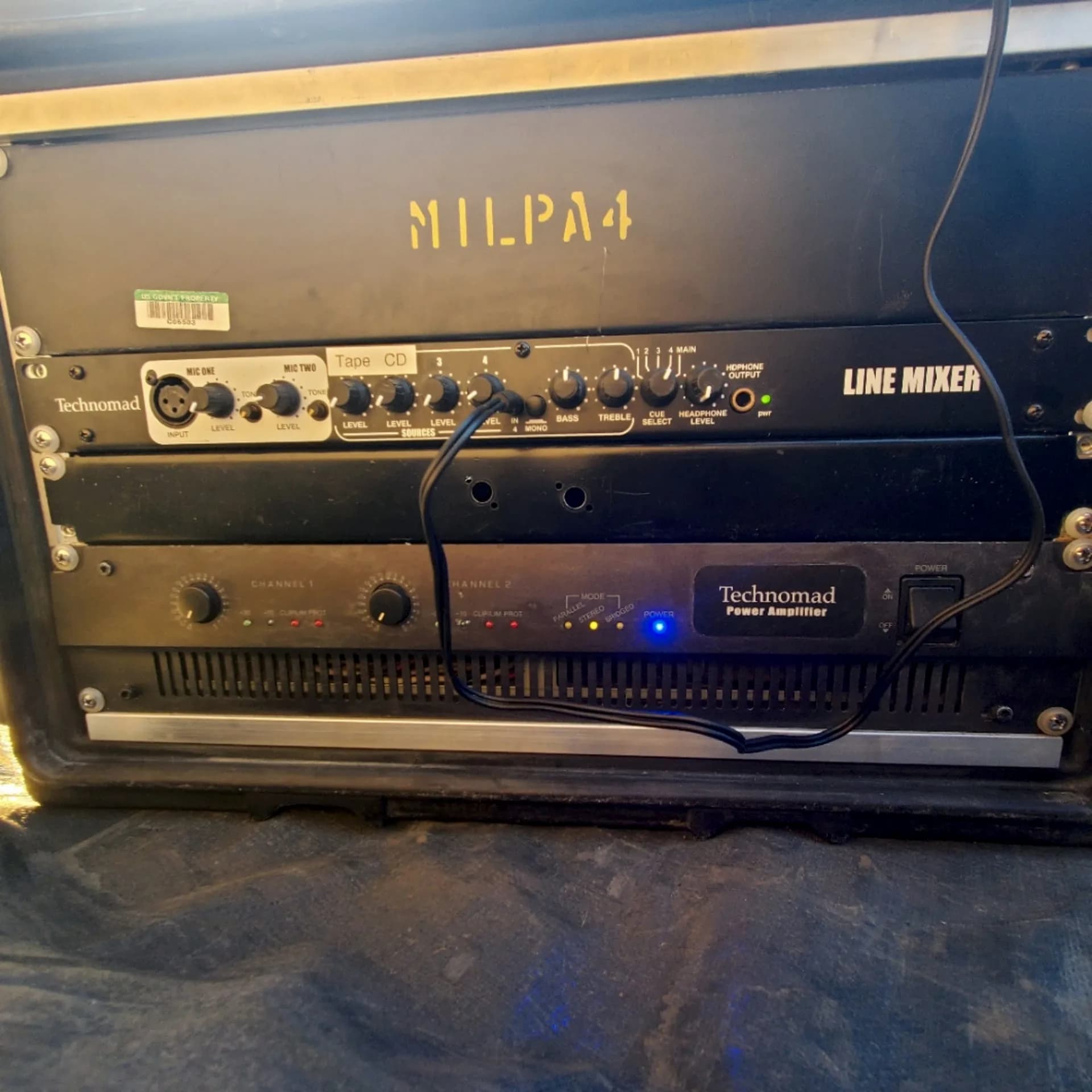 Technomad MilPA4 Military-Grade Weatherproof PA System — Events, Races, Festivals — photo 2 of 4