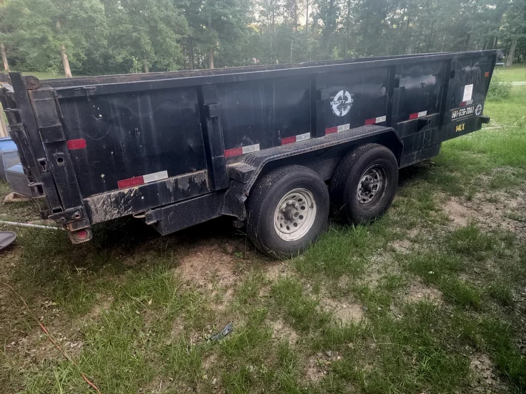16' dump trailer \ramps [9500lbs. max payload] — photo 3 of 3
