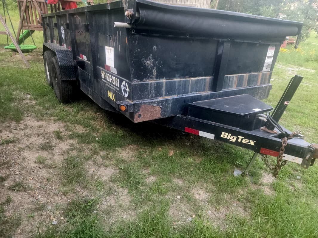 16' dump trailer \ramps [9500lbs. max payload] — photo 2 of 3