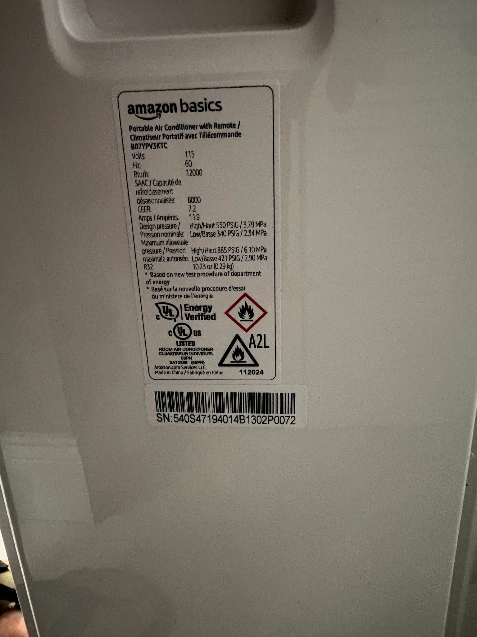 Portable Air Conditioner 12000btu — photo 2 of 4