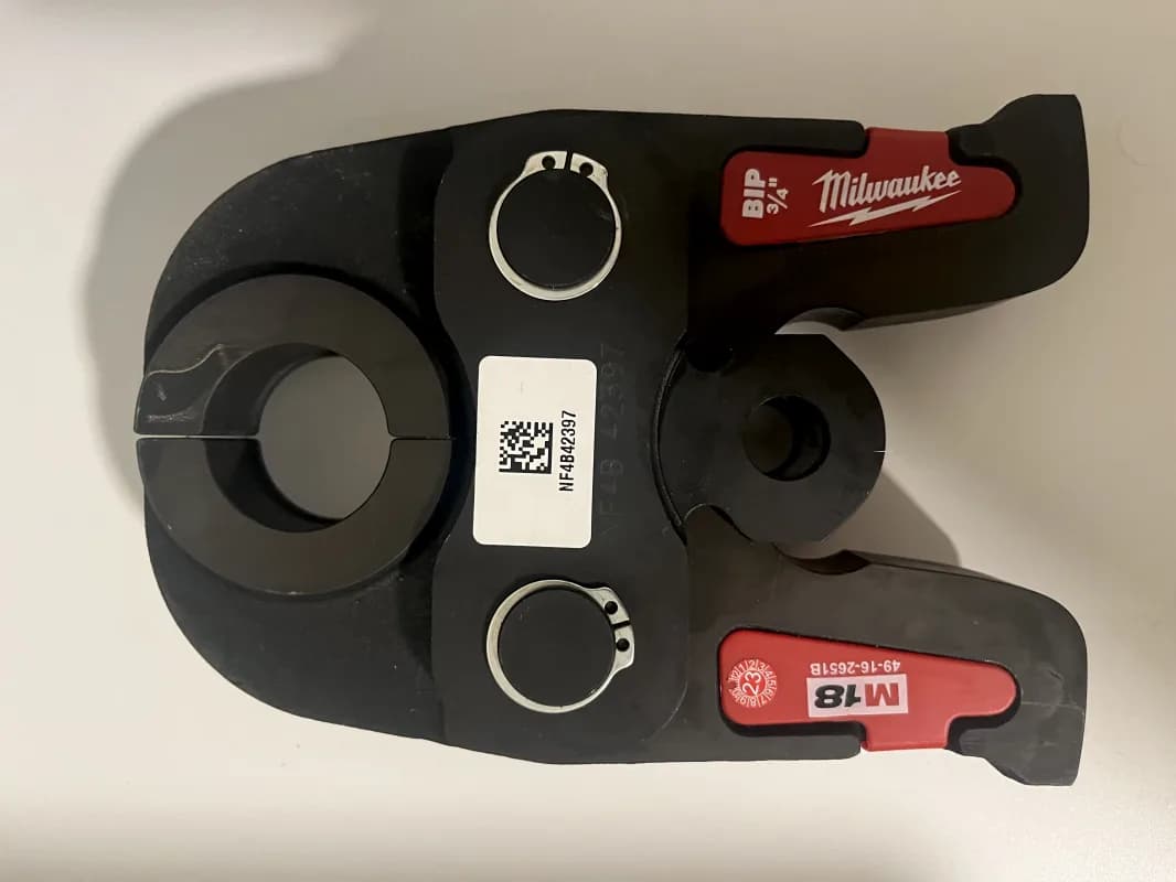 3/4" M18 Black Iron Press Jaw — photo 3 of 3