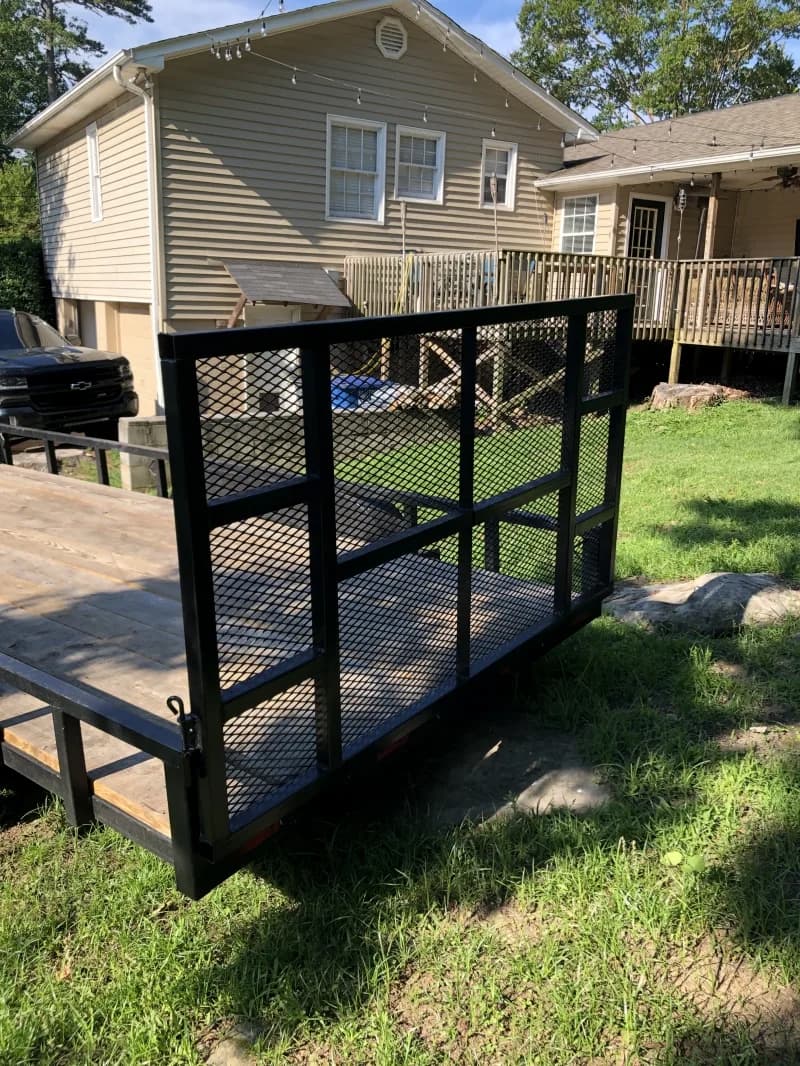 16x7 trailer with ramp — photo 2 of 4