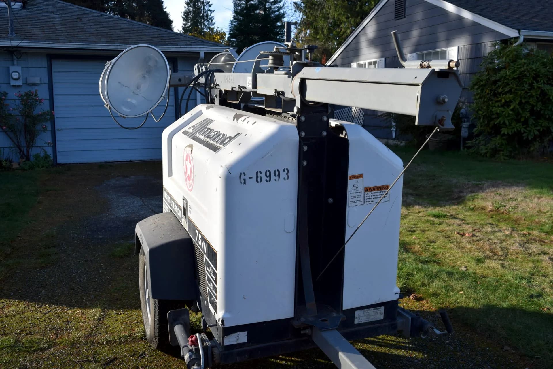 Allmand NightLite Pro-II 7.5kW Generator (FREE delivery) — photo 2 of 16