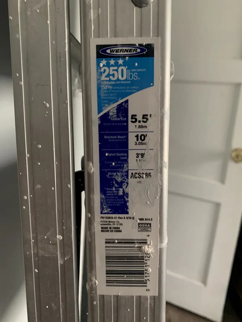 5.5 foot ladder — photo 2 of 3