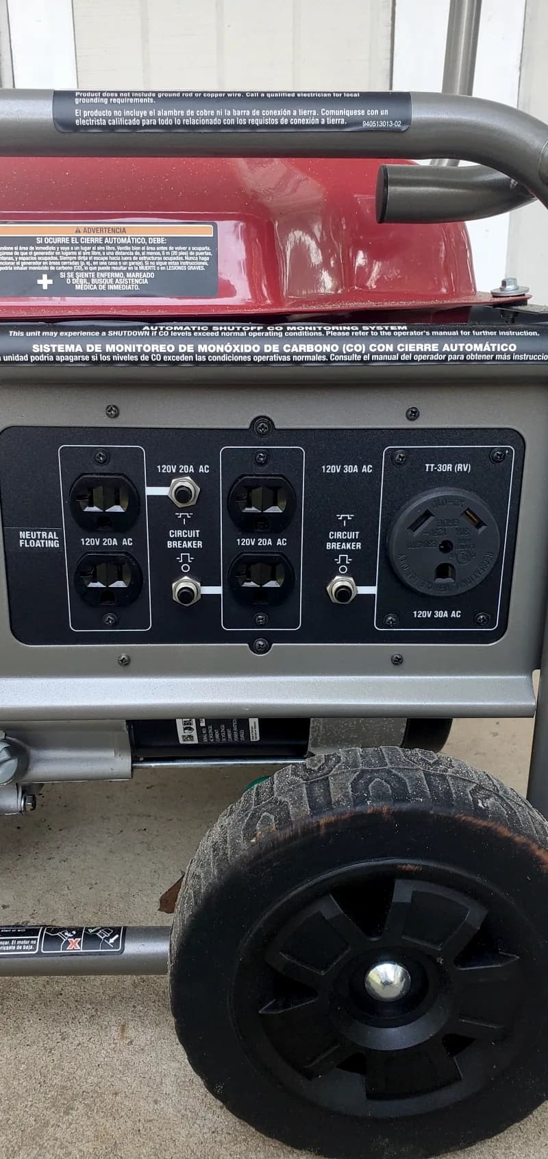 Black Max portable generator — photo 2 of 8