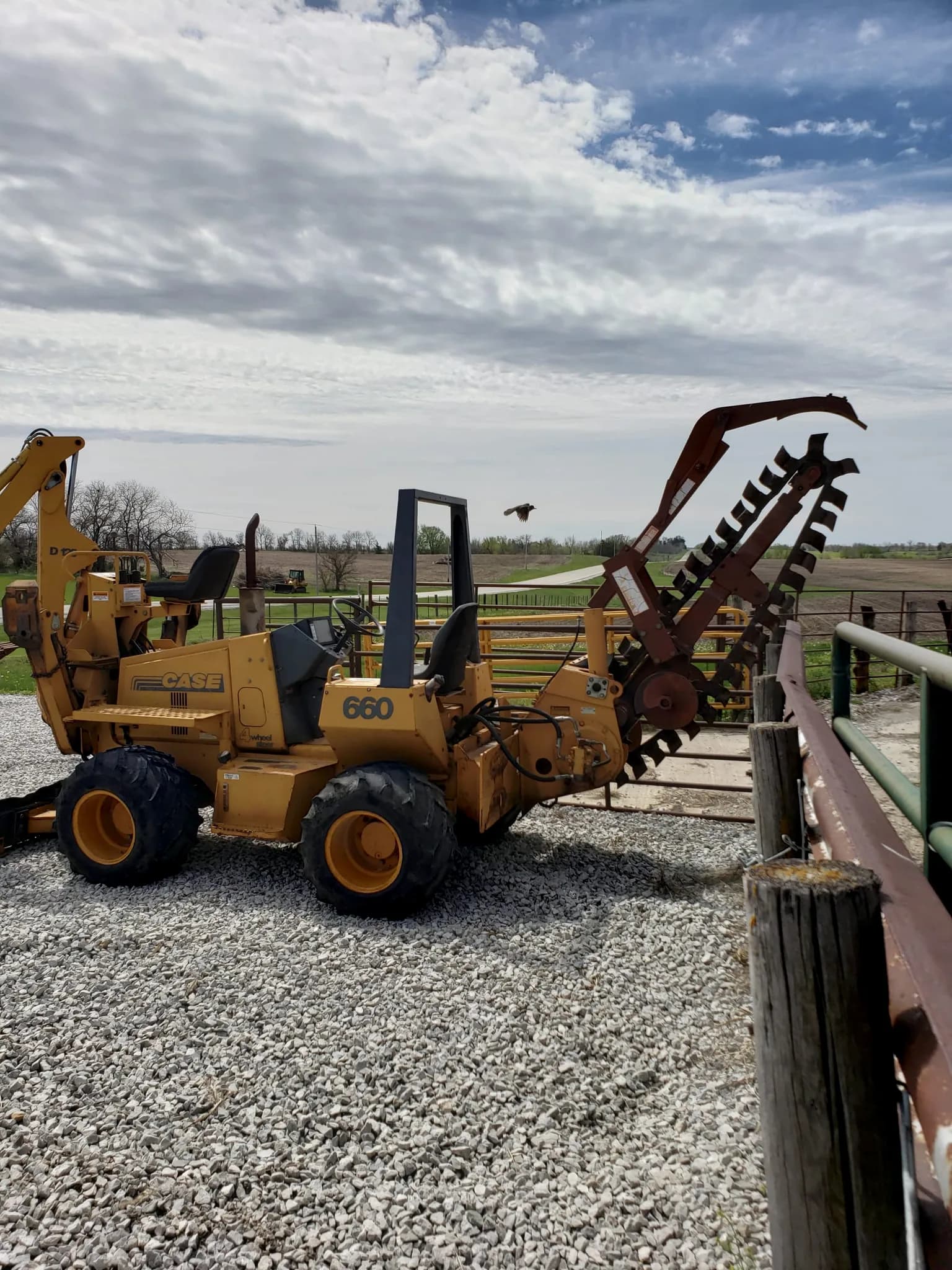 Case Heavy 4x4 Trencher w/Backhoe Attachment — photo 3 of 5