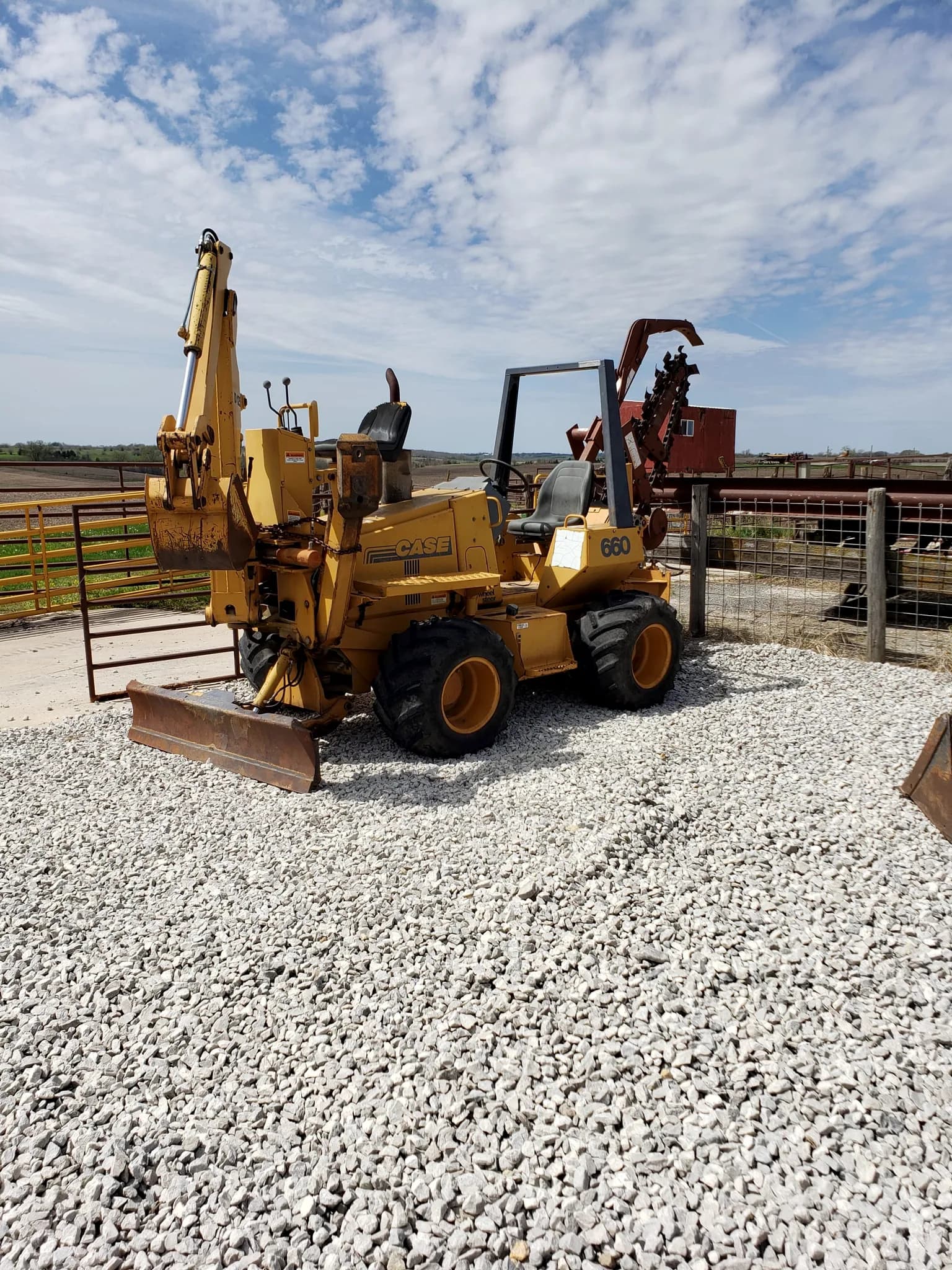 Case Heavy 4x4 Trencher w/Backhoe Attachment — photo 2 of 5