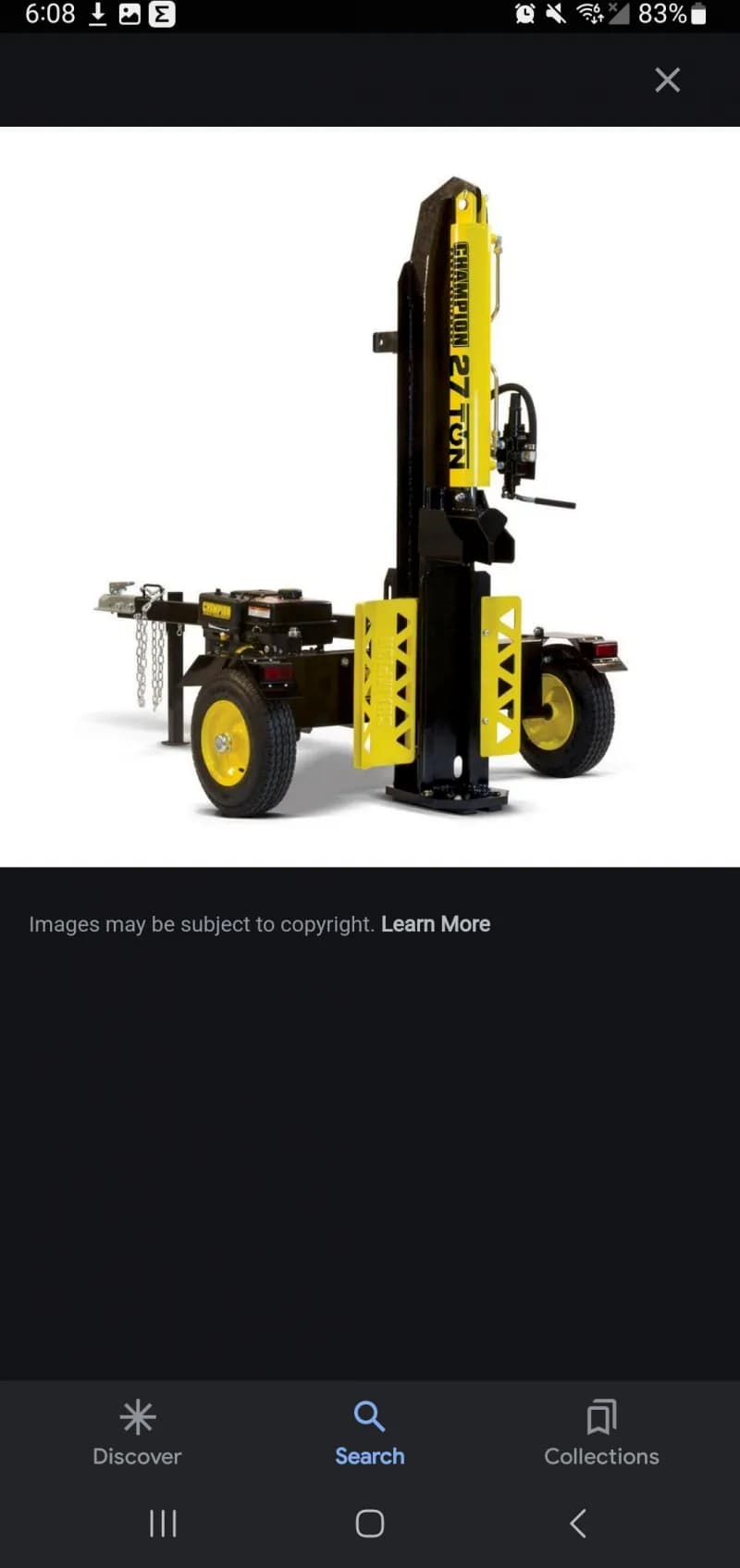 champion log splitter 27 ton — photo 2 of 3