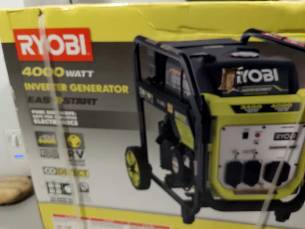 4000w Ryobi Generator — photo 2 of 3