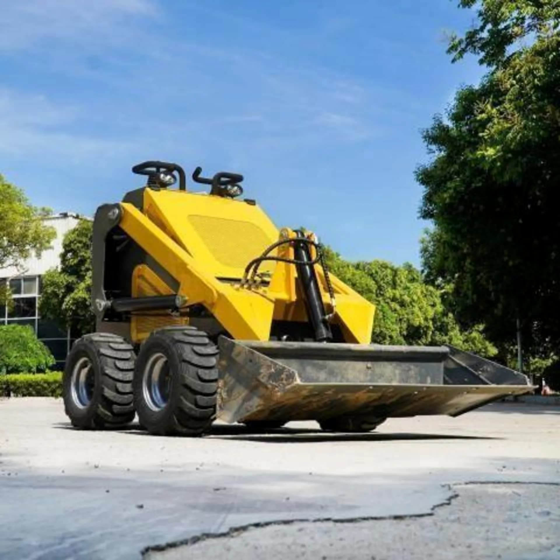 Mini Skid Steer Wheel Loader — photo 6 of 10