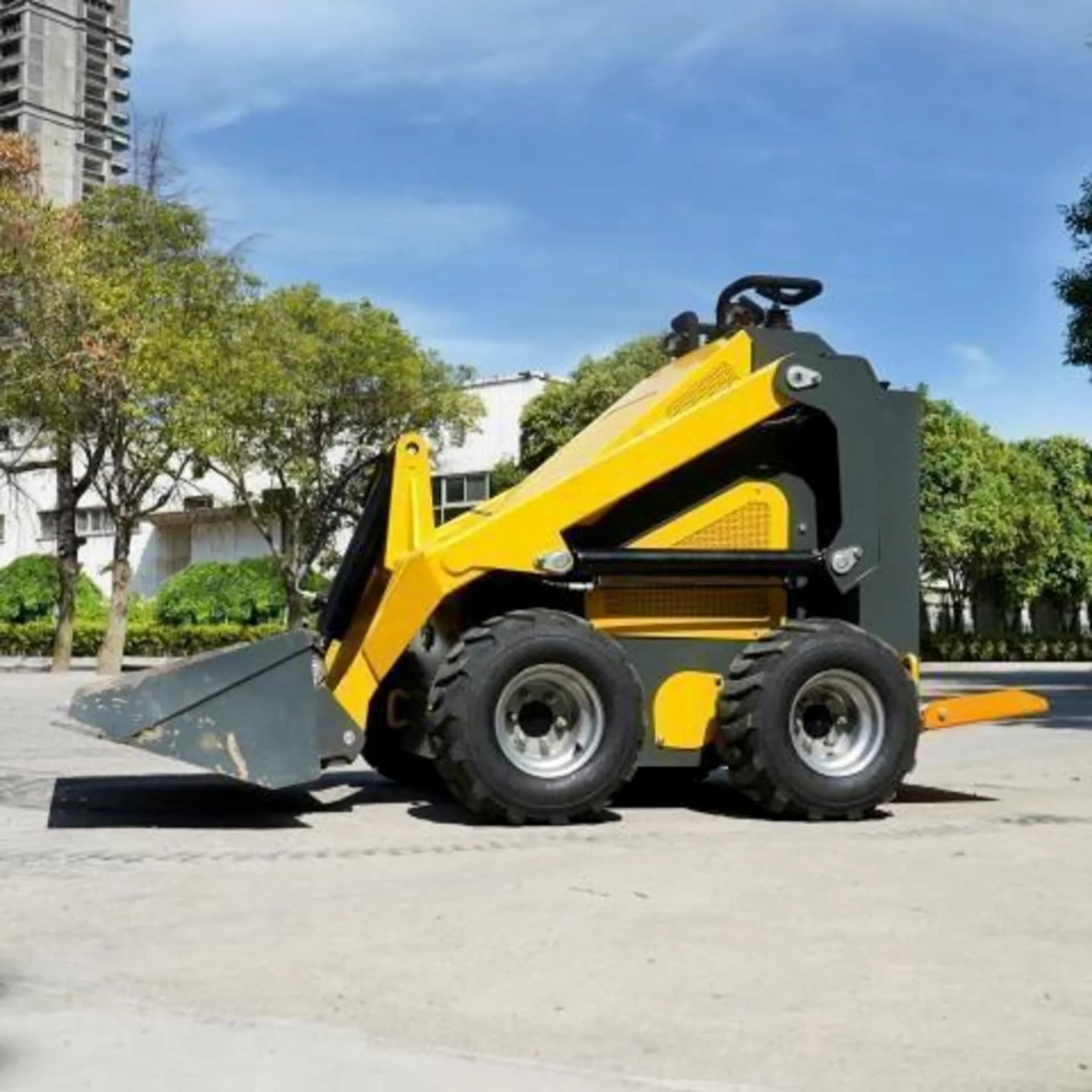 Mini Skid Steer Wheel Loader — photo 5 of 10