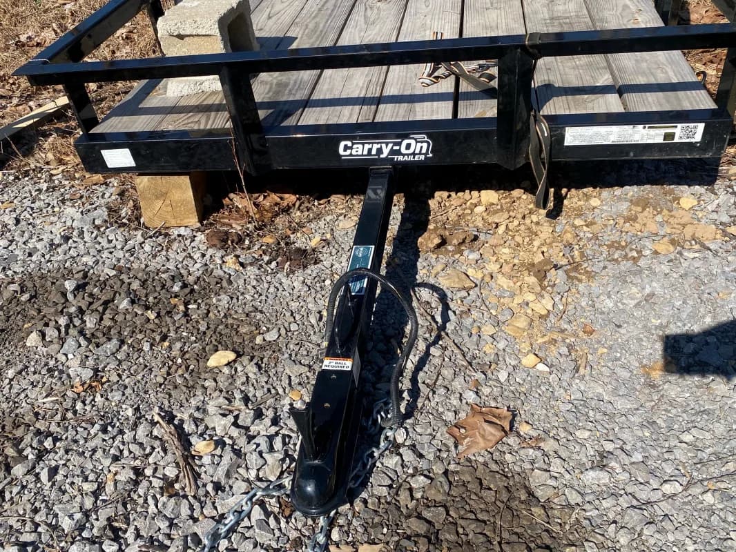 Cary-On Trailer 5-ft x 8-ft Steel Mesh Utility Trailer — photo 2 of 3