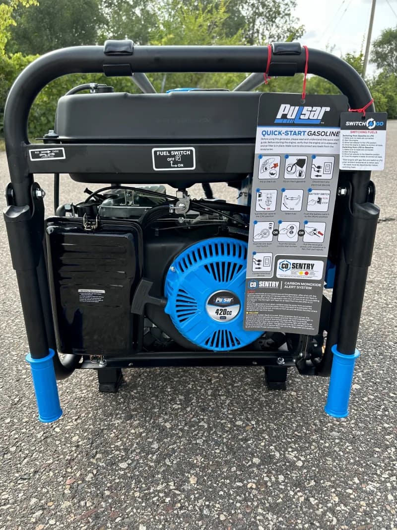 Pulsar 10,000/8,000 -Watt Dual-Fuel Gasoline and Propane — photo 4 of 5
