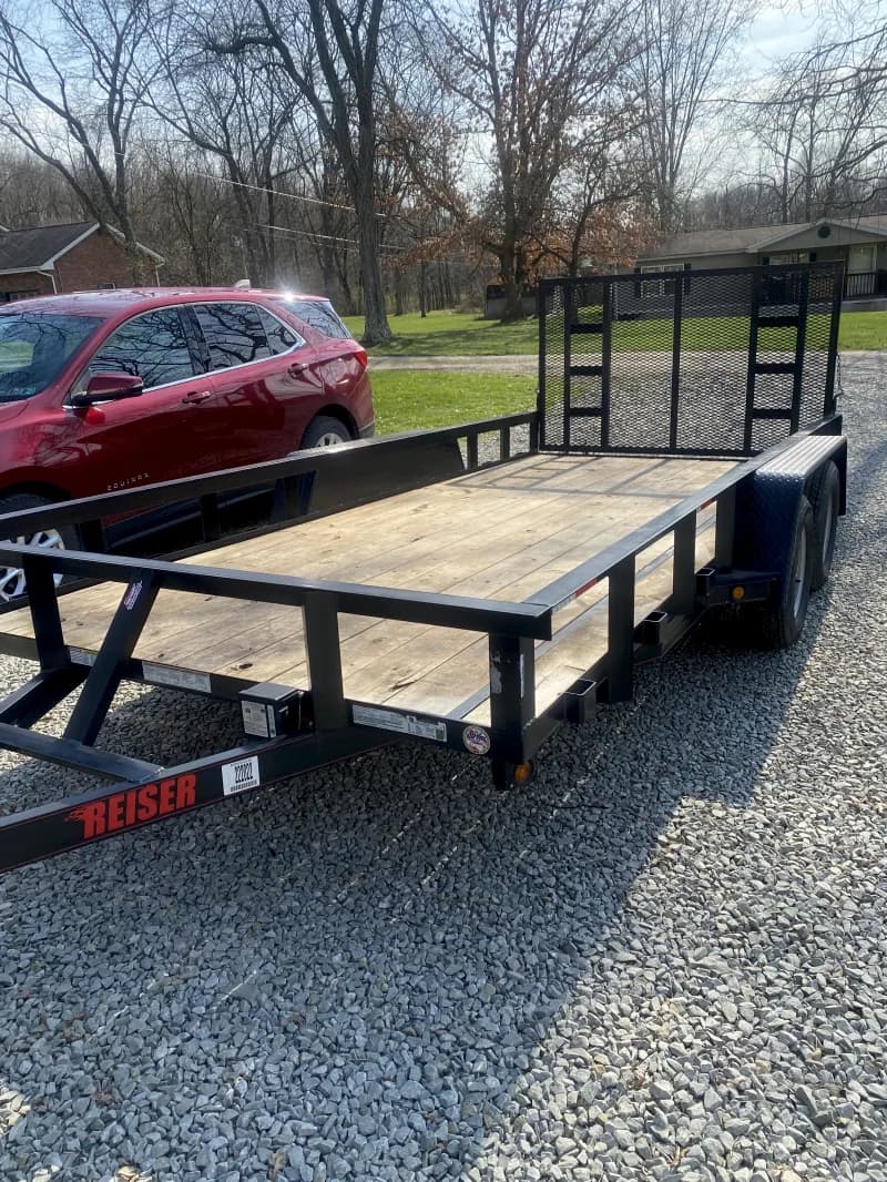 16x7 7000lb utility trailer — photo 2 of 3