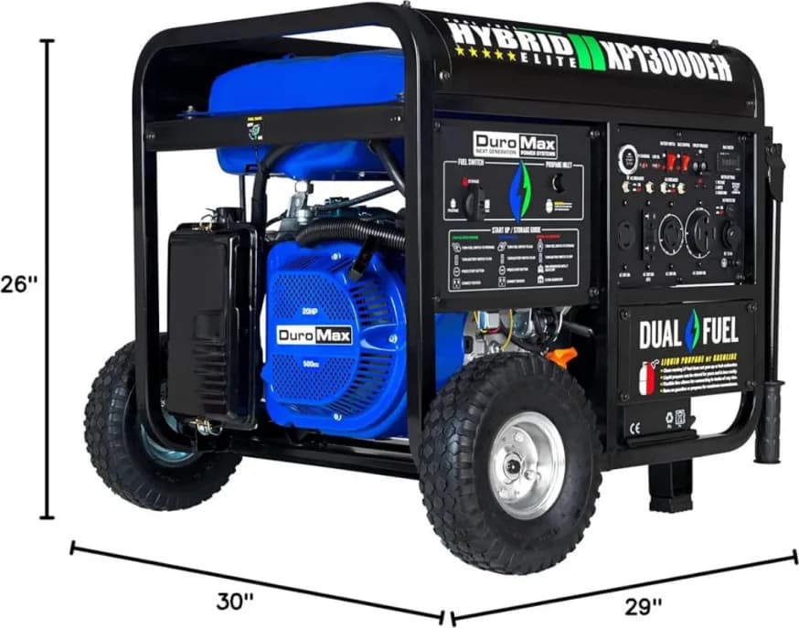 DUROMAX HYBRID ELITE XP13000EH DUAL FUEL — photo 2 of 3