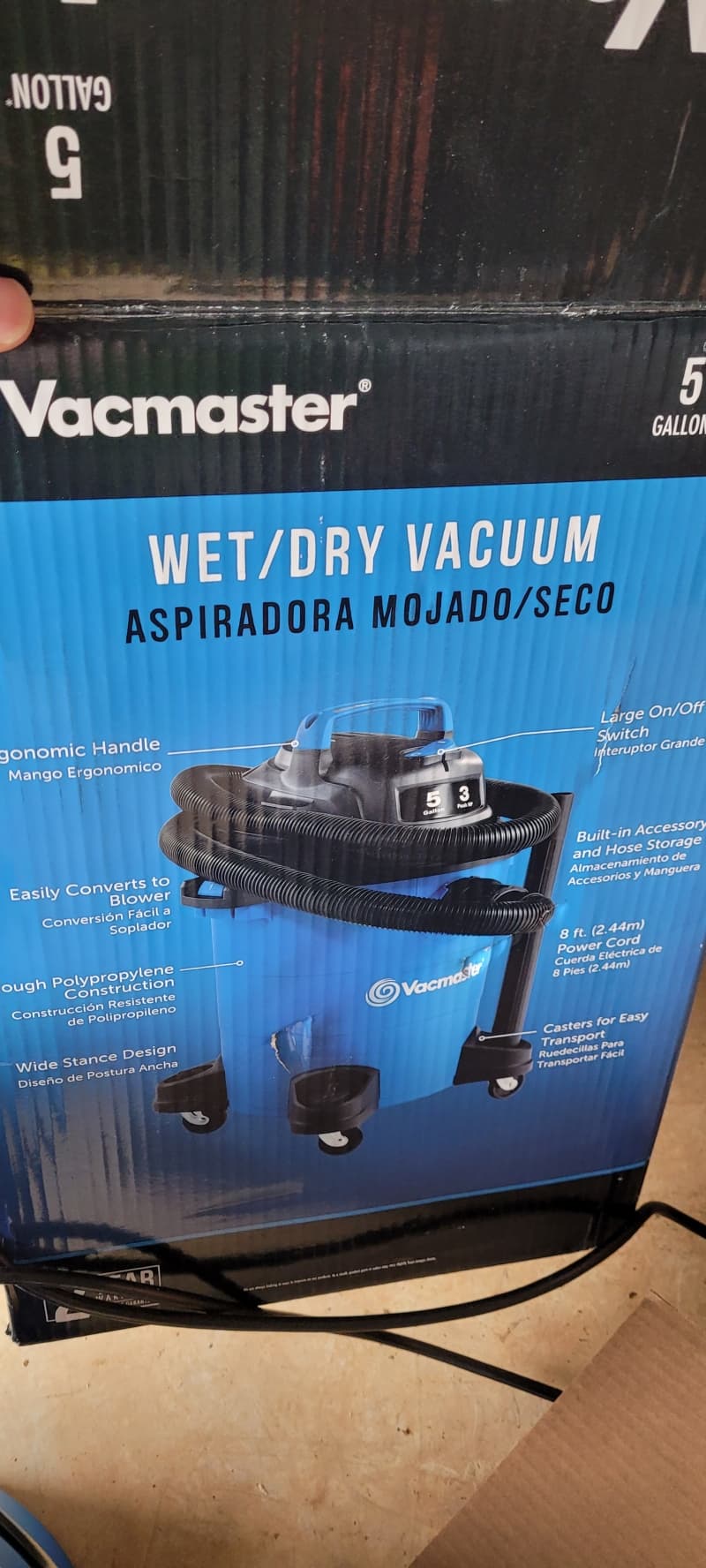 Wet/dry vac