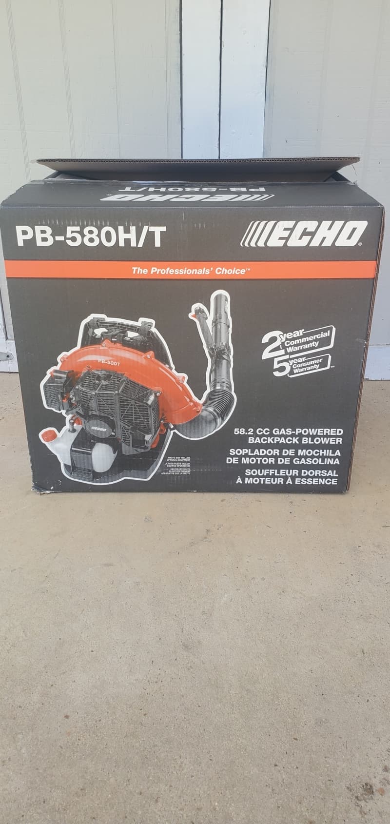 Echo pb-580t backpack blower