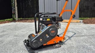 Vevor 6.5hp Plate Compactor Setup and First Use