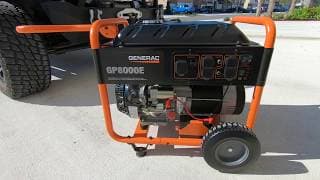 Generac Portable Generator - GP8000E