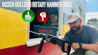 Bosch Bulldog Xtreme Rotary Hammer Drill User Guide &amp; In-Depth Review