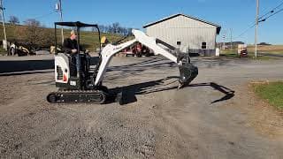 Mini Bobcat E20 Running and Operating Video!