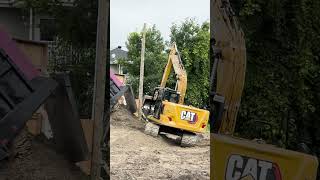 Cat 313GC in action