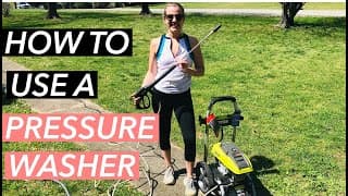 HOW TO USE A PRESSURE WASHER
