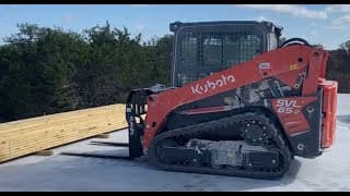 Basic Kubota Skid Steer Operation