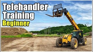 How to Drive a Forklift | Telehandler Forklift Operator Training