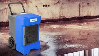 BlueDri BD 130P 225PPD Industrial Water Damage Equipment Commercial Dehumidifier Review