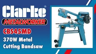 Clarke CBS45MD 370W Metal Cutting Bandsaw - 6460060