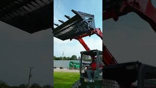 A must-have tool for ground prep #rockbucket #bucket #debrisremoval #skidsteerloader #skidsteer