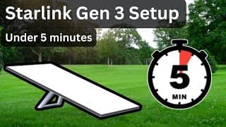 How to Setup Starlink Gen 3 FAST (Less than 5 Minutes) RV Setup