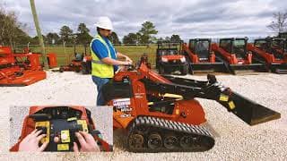 How to operate a Ditch Witch mini skid steer