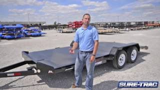 Sure Trac Steel Deck Car Hauler
