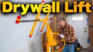 How To Use A Drywall Lift - Panel Lift Setup