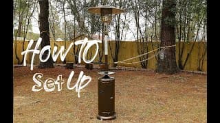 How To Use Setup Outdoor Patio Heater Easy Simple