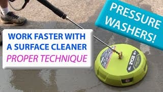 How to Use the Ryobi Surface Cleaner to Wash Even Faster [Legacy Video]