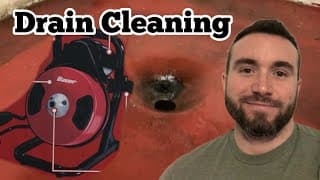 How to Clean Sewer/Drain Lines with Manual Feed Drum Machine