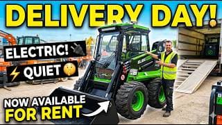 First Green Elise 1200 Electric Skid Steer | So Quiet!