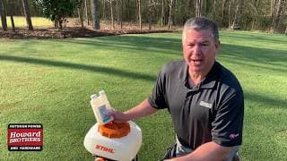 Howard Brothers demonstration of the STIHL SR 200 Gas Powered Backpack Sprayer/Fogger