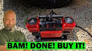 LASFIT X4 Off Road Automatic Air Compressor DUAL Cylinder Review
