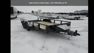 2020 Rice Trailers  16&#39; Utility Trailer 82X16&#39; Pipe Top 7...