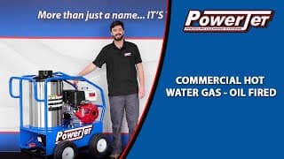 PowerJet - Commercial Hot Water Gas &amp; Diesel - Oil Fired Pressure Washer
