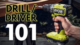 How to Use a Drill/Driver | RYOBI Tools 101