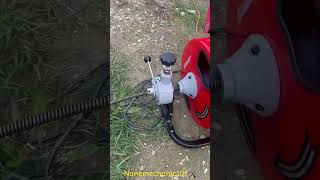 Bauer Automatic Feed Drain Cleaning Drum Machine. Makes life much easier. #septictank #automobile