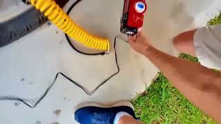MESHUBA Twin Cylinder Air Compressor 12V Portable Heavy Duty