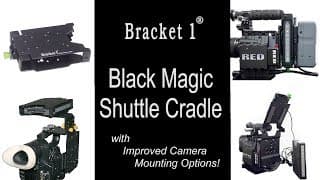 Bracket 1 Black Magic Hyper-deck Shuttle Cradle Improved